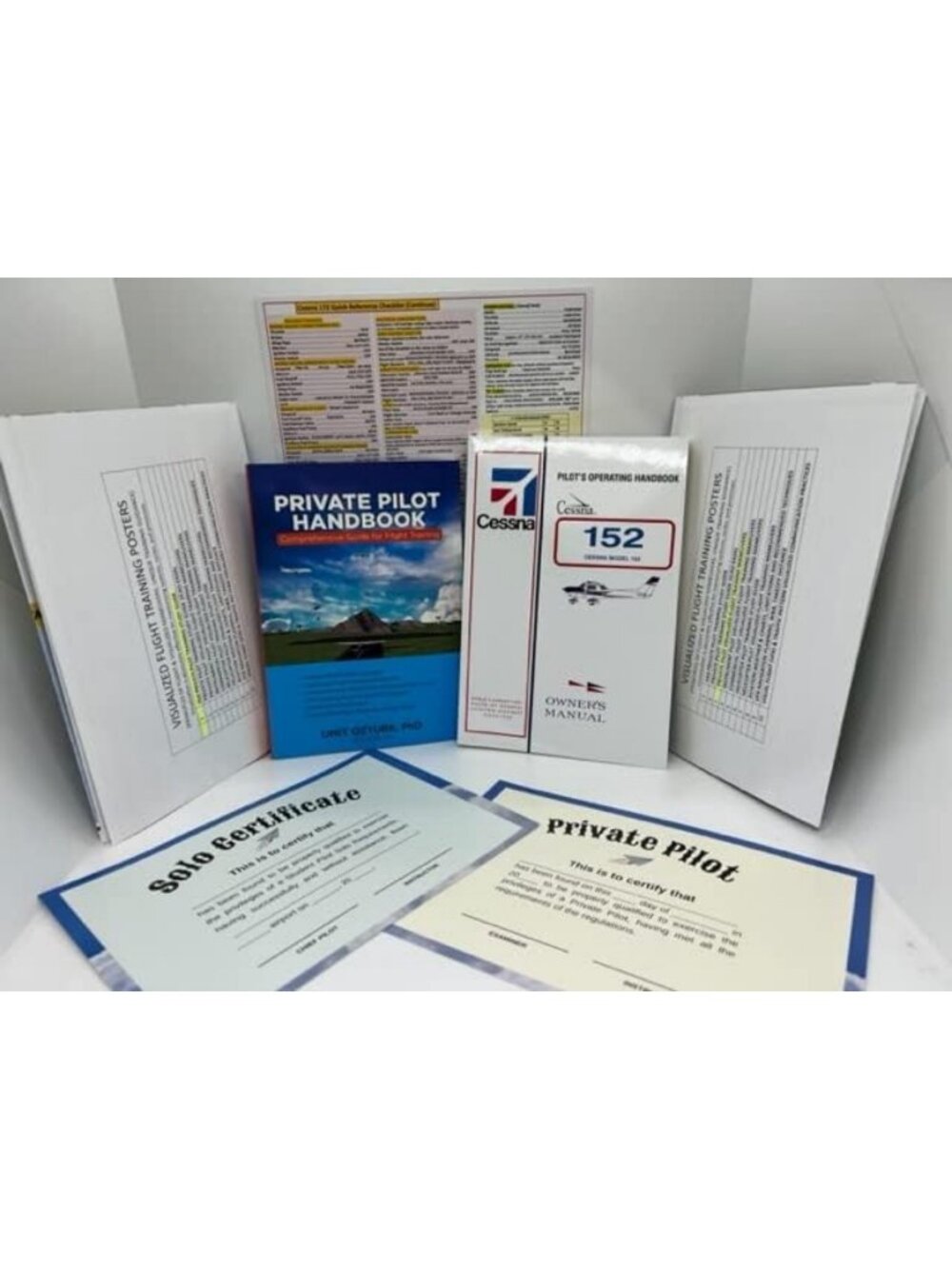 Private Pilot Flight Training Bundle - 7-Piece Student Pilot Set, Cessna 152